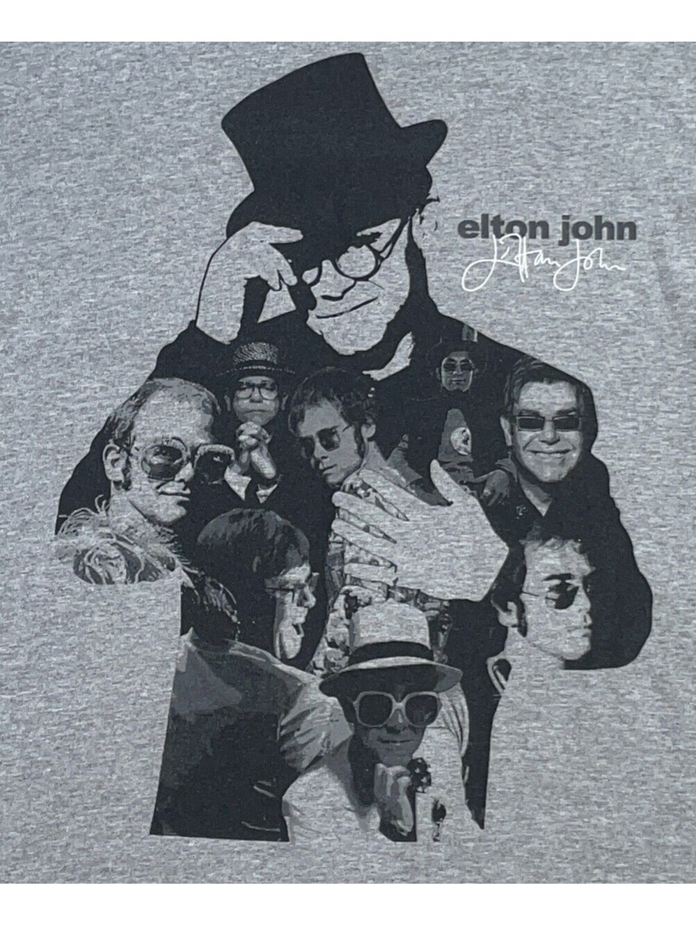Elton John Concert Tour 2011 Rocket Man The Definitive Hits T Shirt Mens Size M